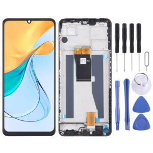 For ZTE Blade V50 Vita 8550 LCD Screen Digitizer Full Assembly with Frame, For ZTE Blade V50 Vita