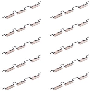10pcs Power Button + Volume Control Button, For Samsung Galaxy J2 Core SM-J260, For Samsung Galaxy J4 SM-J400, For Samsung Galaxy J2 Pro 2018 SM-J250, For Samsung Galaxy A8 2018 SM-A530, For Samsung Galaxy A8+ 2018 SM-A730