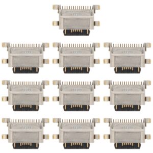 10pcs Charging Port Connector, For Lenovo Tab P11 Plus TB-J616, For Lenovo Tab M8 4th Gen TB300FU, For Lenovo Tab M9 TB-310, For Lenovo Tab M10 Plus 3rd Gen TB-128FU, For Lenovo Tab P11 Pro TB-J706, For Lenovo Tab M10 HD Gen 2 TB-X306...