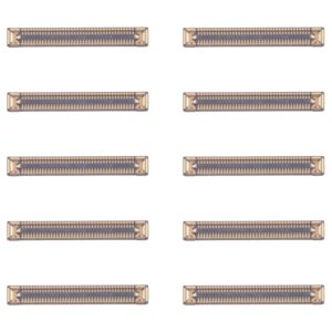 10pcs Motherboard LCD Display FPC Connector, For Samsung Galaxy A25 SM-A256B, For Samsung Galaxy A15 5G SM-A156B, For Samsung Galaxy S24 Ultra SM-S928B, For Samsung Galaxy S24+ SM-S926B, For Samsung Galaxy S24 SM-S921B, For Samsung Galaxy A15 S-A155F...