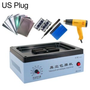 Universal Vacuum Wrapping & Skin Application Machine for Smartphones, US Plug, EU Plug, UK Plug