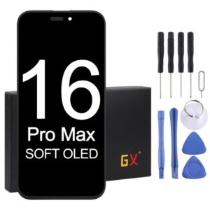 GX Soft OLED Screen For iPhone 16 Pro Max