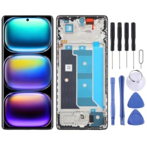 For Infinix Hot 50 Pro+ 4G X6880 AMOLED Original LCD Screen Digitizer Full Assembly with Frame, For Infinix Hot 50 Pro+ 4G(Original)