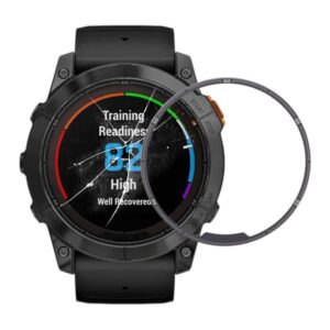 For Garmin Fenix 7X Pro 51mm Original Sapphire Material Front Screen Outer Glass Lens (Black)