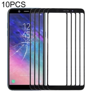 For Samsung Galaxy A6+ (2018) / A605  10pcs Front Screen Outer Glass Lens , For Samsung Galaxy A6+ (2018)