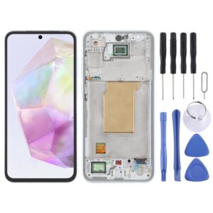 For Samsung Galaxy A35 SM-A356B Original LCD Screen Digitizer Full Assembly with Frame, For Samsung Galaxy A35 (Original), For Samsung Galaxy A35(Original)