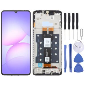 For Galaxy A07 5G SM-A076B Original LCD Screen Digitizer Full Assembly with Frame