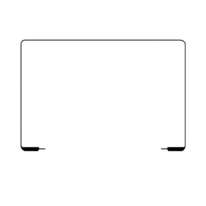 For Macbook Air M3 15.3 inch A3114 2024 Display Ring Bezel Frame Rubber