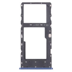 SIM Card Tray + Micro SD Card Tray for TCL Plex T780H, For TCL 10L/10 Lite(Blue)