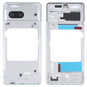 For Google Pixel 7 Front Housing LCD Frame Bezel Plate, For Google Pixel 7 (Silver), For Google Pixel 7
