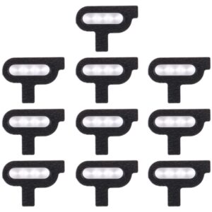 For vivo X90 Pro+ 10pcs Flashlight Covers, For vivo X90 Pro+ (Black), For vivo X90 Pro+